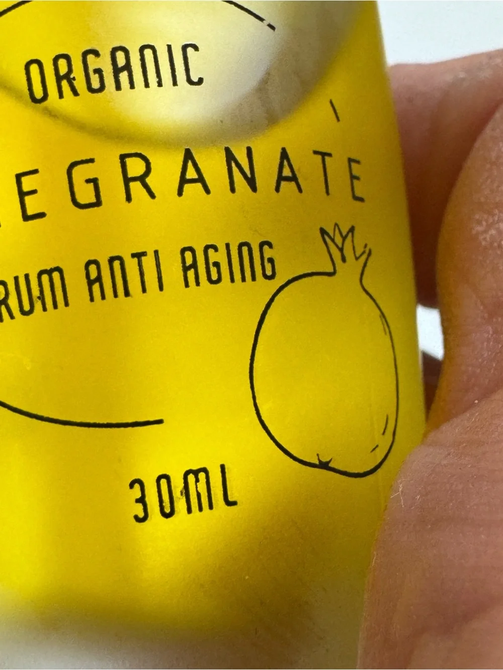 Shoresh Organic Pomegranate Anti-Aging Serum unused from Israel